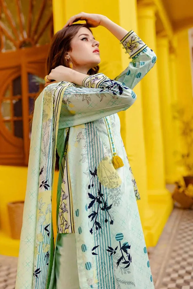 Gul Ahmad 3PC Lawn Suit | ST-1001988