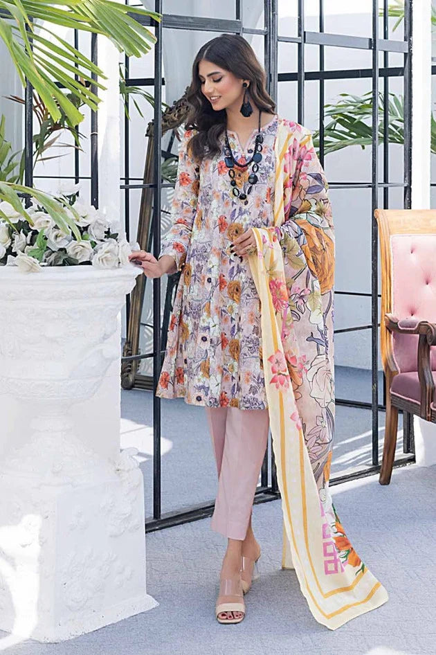 Gul Ahmad 3PC Lawn Suit | ST-1001987