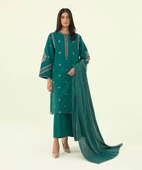 Sapphire  Embroidered Khaddar Suit-ST-SEK-5407