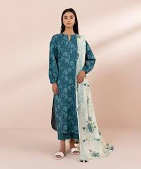 Sapphire 3PC Printed Lawn Suit-ST-SPL-3224