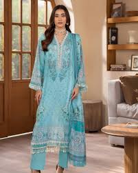 Mausummery 3PC Printed Linen Suit-ST-MPL-4010