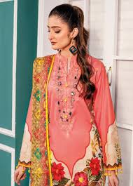 Gul Ahmad 3 Piece Printed Lawn Suit-ST-GAP-3441