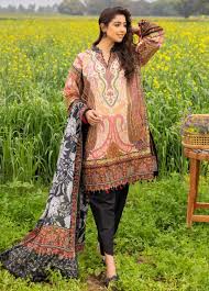 Gul Ahmad 3 Piece Printed Lawn Suit-ST-GAP-3447