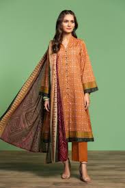 Nishat 3PC Printed Lawn Suit-ST-NPL-6668