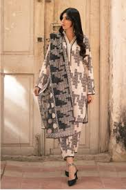 Salina Separates 3PC Printed Lawn Suit-ST-3456