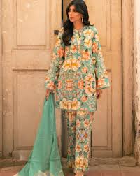 Salina Separates 3PC Printed Lawn Suit-ST-3457