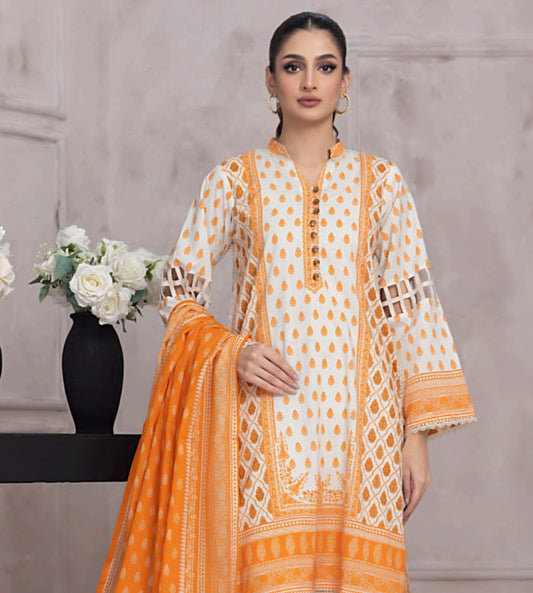 Salina 3PC Printed Lawn Suit-ST-SPL-0914