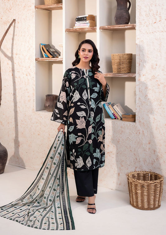 Zesh 3PC Printed Lawn Suit-ST-PL-3234