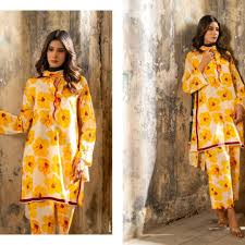 Salina Separates 3PC Printed Lawn Suit-ST-3458