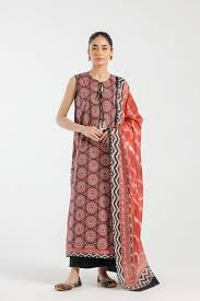 Ethnic 3PC Printed Lawn Suit-ST-EPL-9117