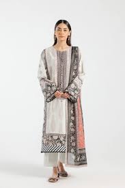 Ethnic 3PC Printed Lawn Suit-ST-EPL-9118