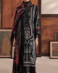 Mausummery 3PC Printed Linen Suit-ST-MPL-4002