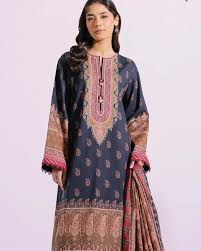 Ethnic 3PC Printed Lawn Suit-ST-EPL-9115