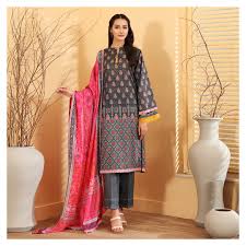 Nishat Lawn 3PC Suit ST-NLS-3004