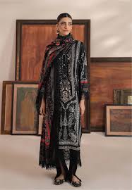 Mausummery 3PC Printed Linen Suit-ST-MPL-4002