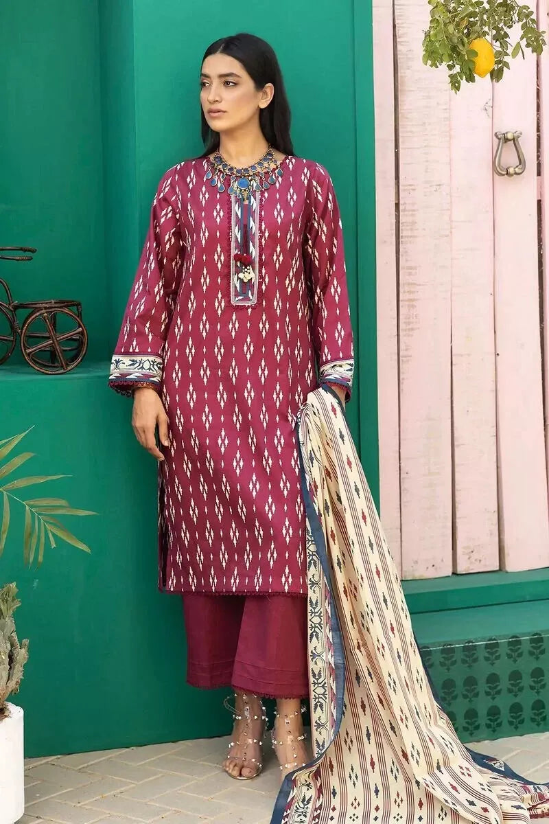 Khaadi 3PC Printed Lawn Suit-ST-KPL-7629