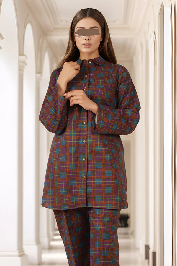 Saya 2PC Printed Khaddar Suit-ST-SPK0005